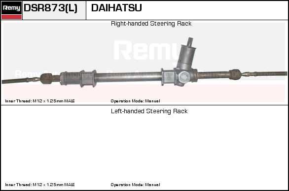 DELCO REMY Рулевой механизм DSR883L